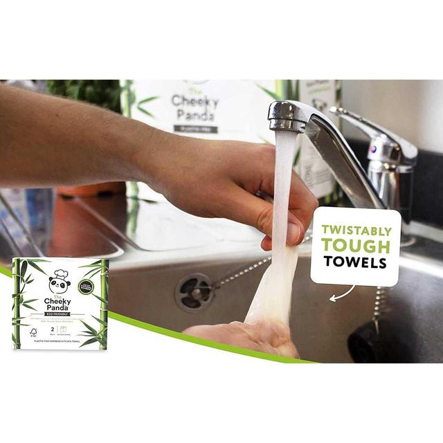 The Cheeky Panda Natural Bamboo Kitchen Rolls 2 per pack GOODS M&S