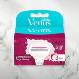 Venus Comfortglide Sugarberry plus Olay Razor Blades x3 GOODS Superdrug