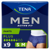 TENA Men Active Fit Incontinence Pants Plus Small/ Medium   9 per pack GOODS M&S