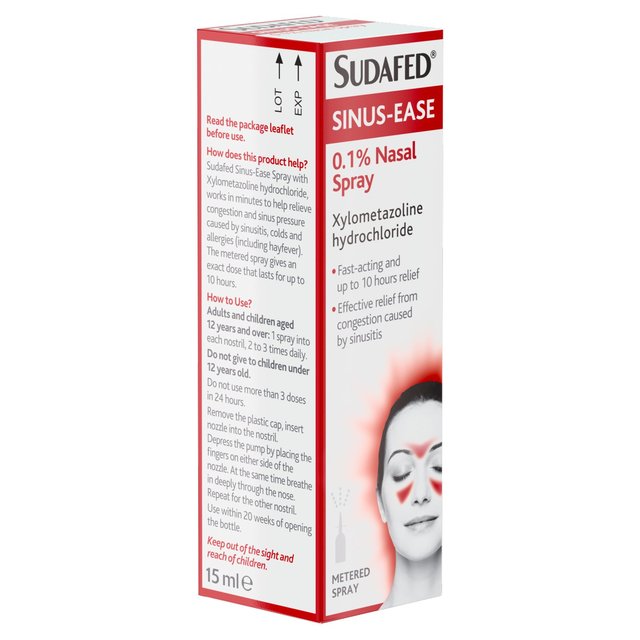 Sudafed Sinus Ease Nasal Spray   15ml GOODS M&S