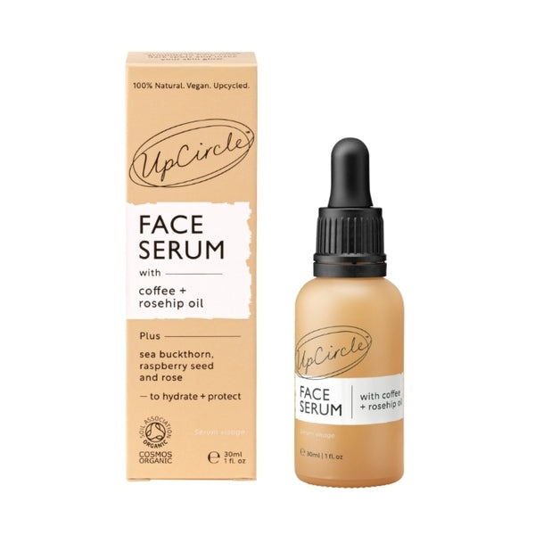 UpCircle Organic Face Serum with Coffee + Rosehip Oil - 30ml GOODS Superdrug