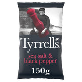 Tyrrells Sea Salt & Black Pepper Sharing Crisps 150g GOODS M&S