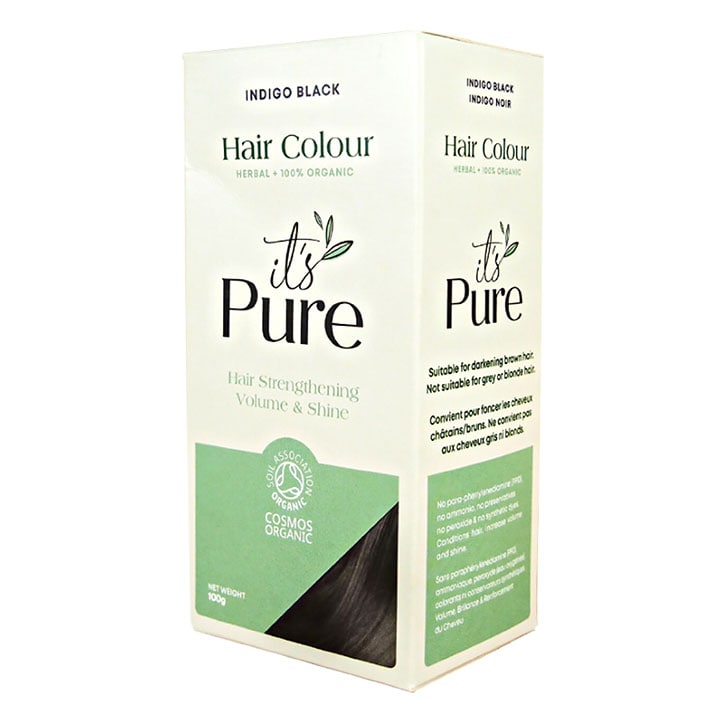 It's Pure Organic Herbal Hair Colour Very Dark Brown 110g - McGrocer