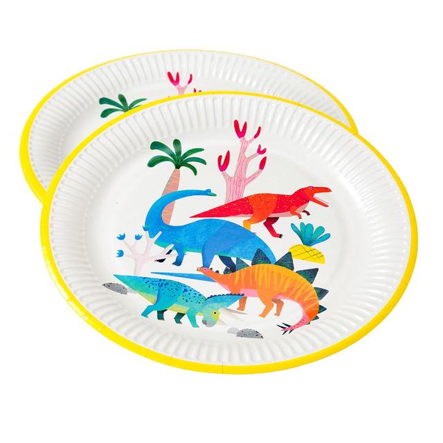 Talking Tables Dinosaur Plates 8 per pack GOODS M&S