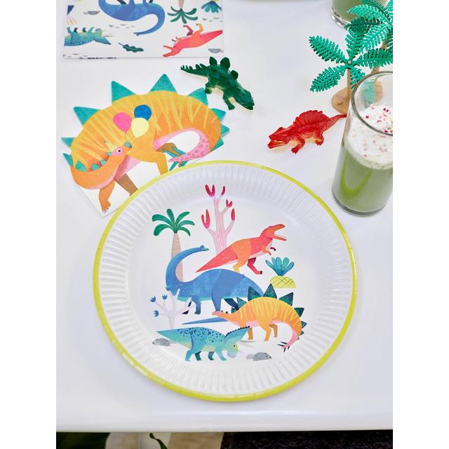 Talking Tables Dinosaur Plates 8 per pack GOODS M&S