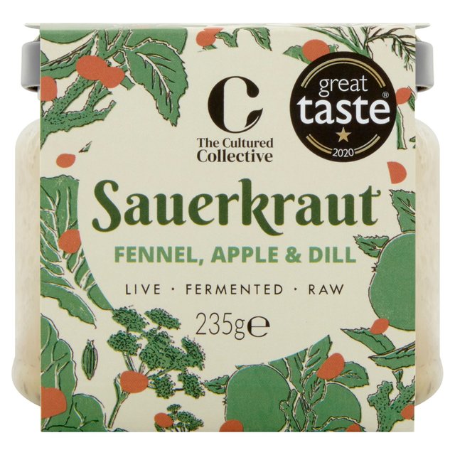 The Cultured Collective Fennel Apple & Dill Sauerkraut 235g GOODS M&S