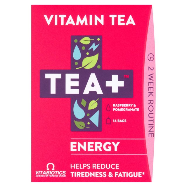 TEA+ Energy Vitamin Tea 14 per pack GOODS M&S
