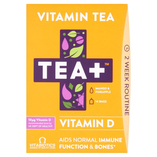 TEA+ Vitamin D Vitamin Tea   14 per pack GOODS M&S
