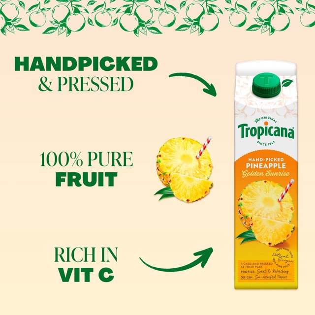 Tropicana Sensations Pineapple Fruit Juice   850ml GOODS M&S