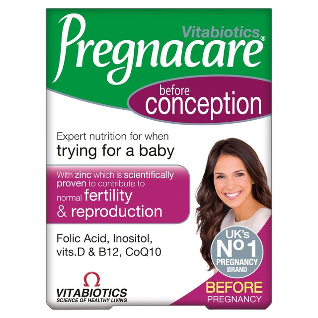 Vitabiotics Pregnacare Before Conception Fertility & Reproduction Tablets 30 per pack GOODS M&S