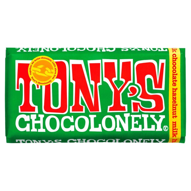 Tony's Chocolonely Milk Chocolate Hazelnut 180g GOODS M&S