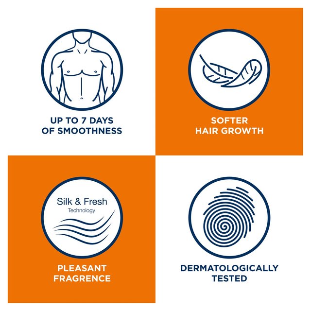 Veet Men Hair Removal Cream Chest & Body Sensitive 400ml GOODS M&S