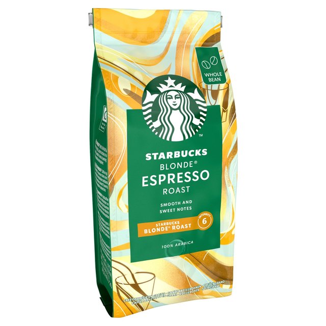 STARBUCKS Blonde Espresso Blonde Roast Coffee Beans 200g GOODS M&S