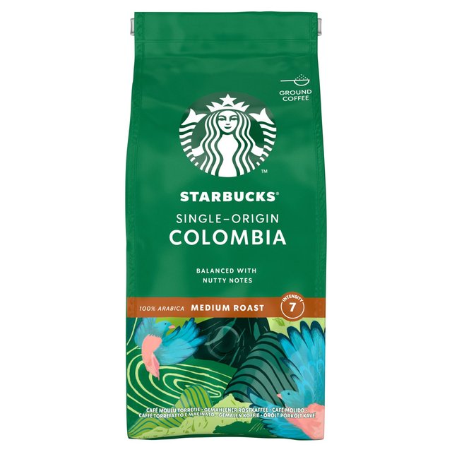 STARBUCKS Colombia Medium Roast Ground Coffee 200g GOODS M&S