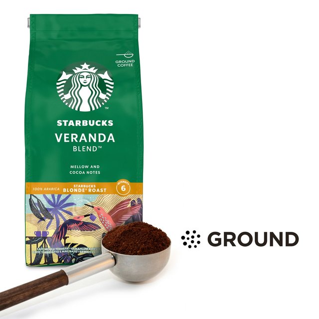 STARBUCKS Veranda Blend Blonde Roast Ground Coffee 200g GOODS M&S