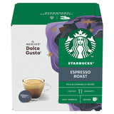 STARBUCKS Dark Espresso Roast Coffee Pods by NESCAFE Dolce Gusto 12 per pack GOODS M&S