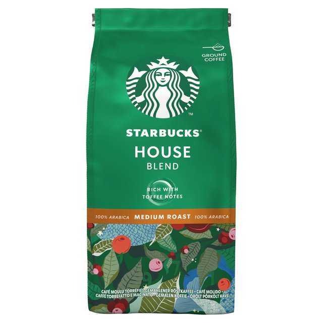 STARBUCKS House Blend Medium Roast Ground Coffee   200g GOODS M&S