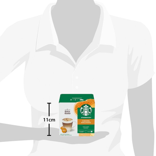 STARBUCKS Caramel Macchiato Coffee Pods by NESCAFE Dolce Gusto 12 per pack GOODS M&S