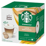 STARBUCKS Latte Macchiato Coffee Pods by NESCAFE Dolce Gusto 12 per pack GOODS M&S
