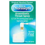 Ultra Chloraseptic Anaesthetic Throat Spray Original GOODS Superdrug