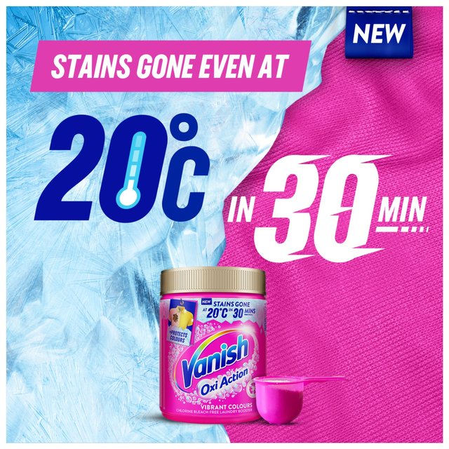 Vanish Oxi Action Fabric Stain Remover Powder Colours 1.4kg GOODS M&S