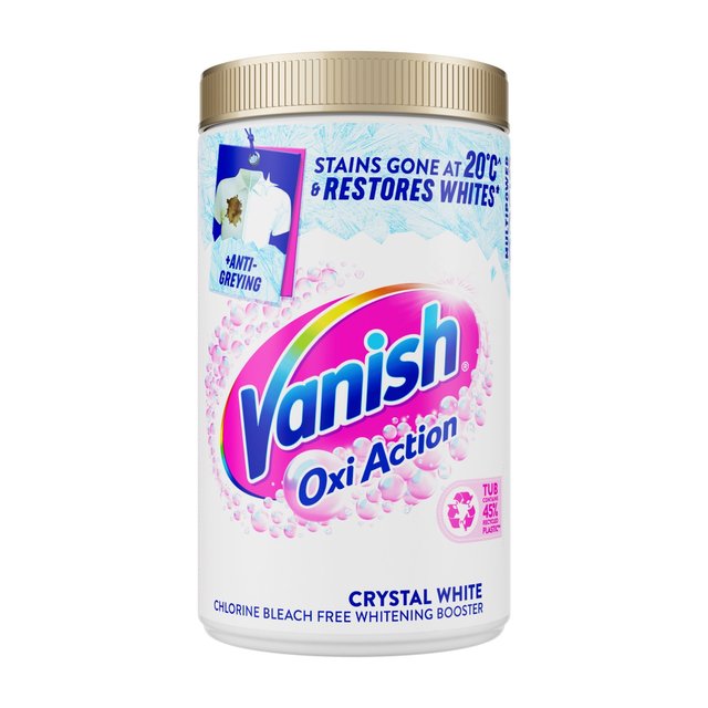 Vanish Oxi Action Fabric Stain Remover Powder Whites 1.4kg GOODS M&S