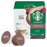 STARBUCKS Cappuccino Coffee Pods by NESCAFE Dolce Gusto 12 per pack GOODS M&S