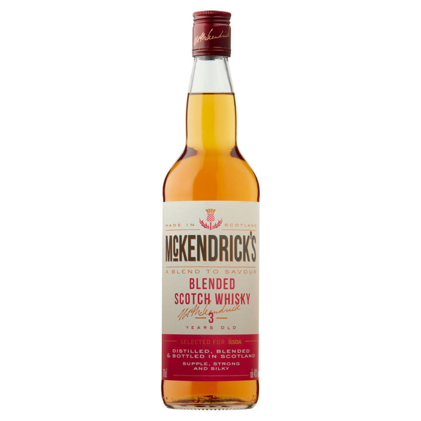 ASDA McKendrick's Blended Scotch Whisky 3 Years Old - McGrocer