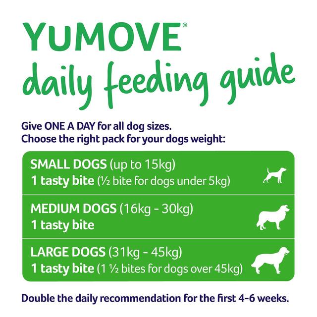 Yumove Chewies One a Day Dog Joint Supplement Medium Dog   30 per pack GOODS M&S