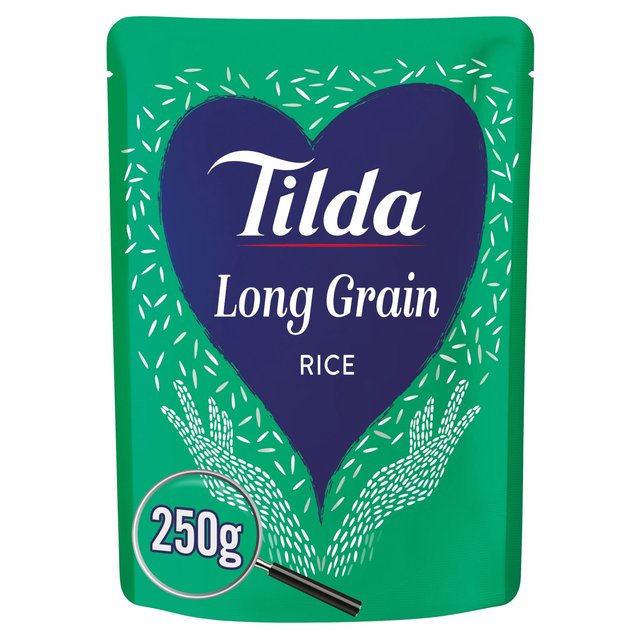 Tilda Microwave Long Grain Rice 250g GOODS M&S