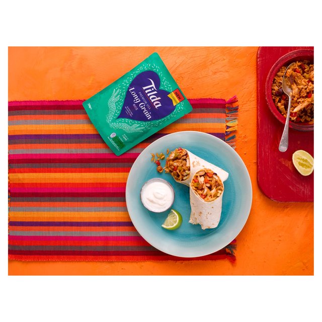 Tilda Microwave Long Grain Rice 250g GOODS M&S