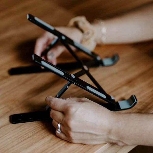 Swedish Posture Foldable Ergonomic Computer & Laptop Stand GOODS Superdrug