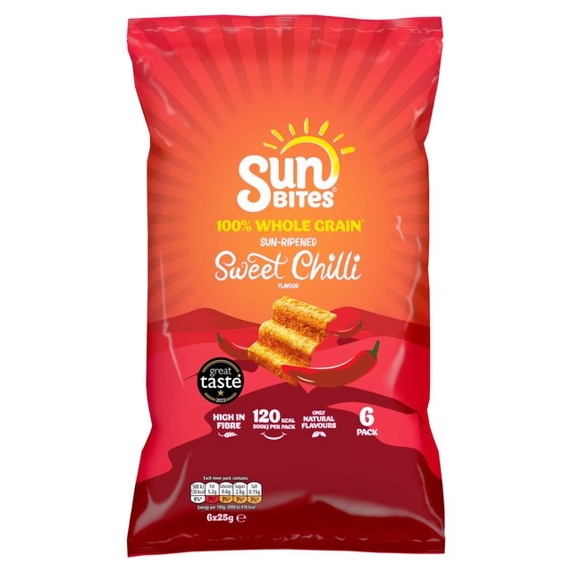 SunBites Sweet Chilli Multigrain Multipack Snacks 6 per pack GOODS M&S
