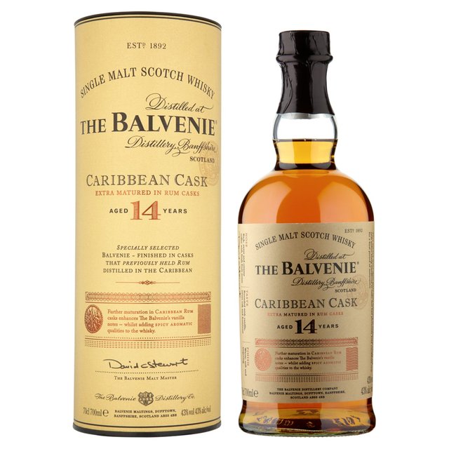 The Balvenie Caribbean Cask 14 Year Old Single Malt Whisky 70cl GOODS M&S