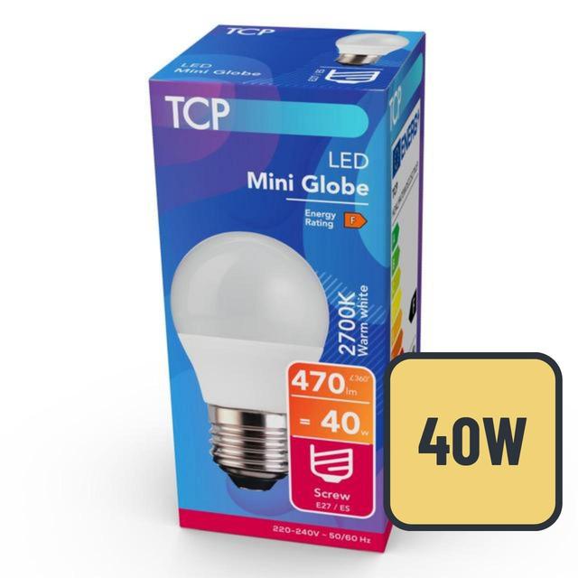 TCP Mini Globe Screw 40W Light Bulb GOODS M&S