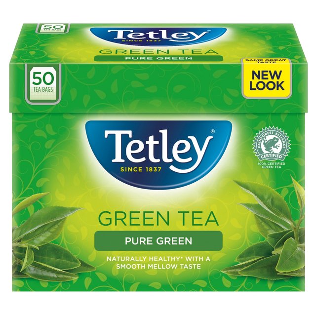 Tetley Pure Green Tea Bags 50 per pack GOODS M&S