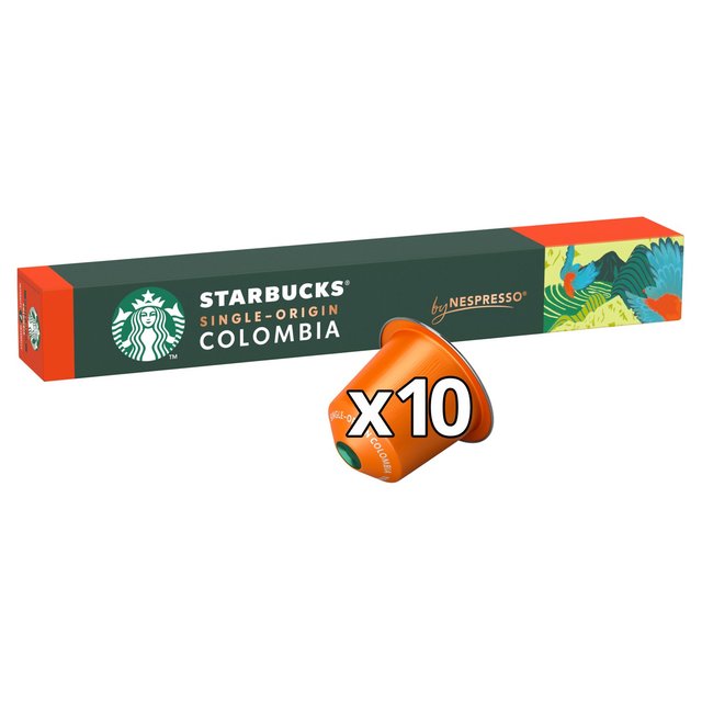 STARBUCKS by NESPRESSO Single-Origin Colombia Espresso Coffee Pods   10 per pack GOODS M&S