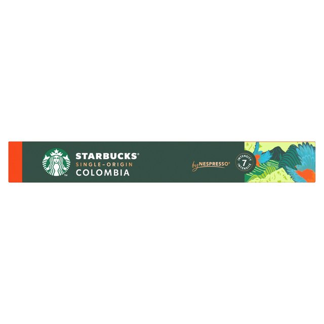STARBUCKS by NESPRESSO Single-Origin Colombia Espresso Coffee Pods   10 per pack GOODS M&S
