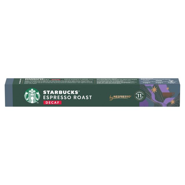 Starbucks by Nespresso Decaf Espresso Roast Coffee Pods 10 per pack GOODS M&S