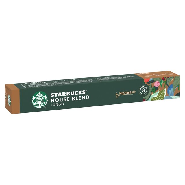 STARBUCKS by NESPRESSO House Blend Lungo Coffee Pods 10 per pack GOODS M&S