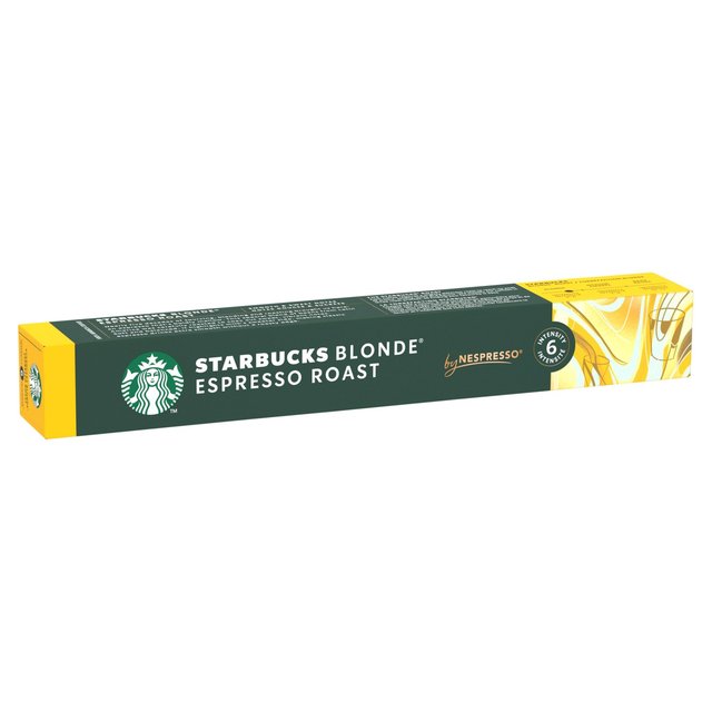 STARBUCKS by NESPRESSO Blonde Espresso Roast Coffee Pods 10 per pack GOODS M&S