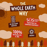 Whole Earth Dark Roasted Peanut Butter 340g GOODS M&S