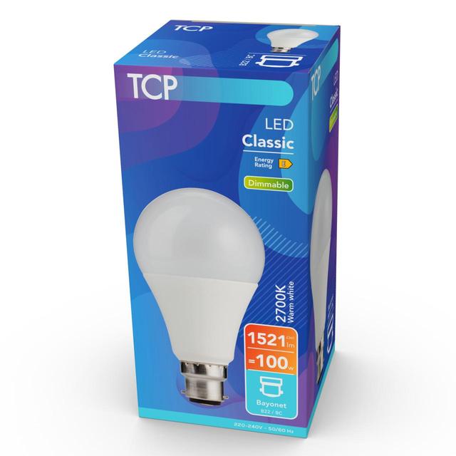 TCP Dimmable Warm White Bayonet 100W Light Bulb GOODS M&S