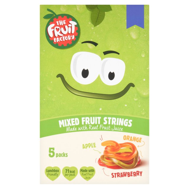 The Fruit Factory Strawberry Apple & Orange Fruit Strings   100g GOODS M&S