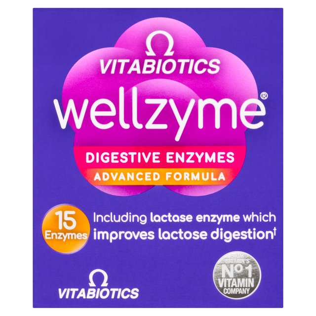 Vitabiotics Wellzyme Digestive Enzymes Advanced Formula Capsules 60 per pack GOODS M&S