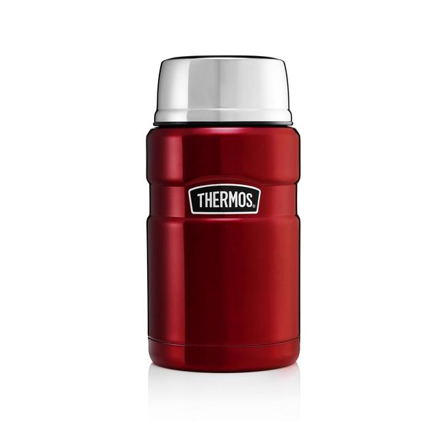 Thermos Stainless King Food Flask Red 710ml GOODS M&S