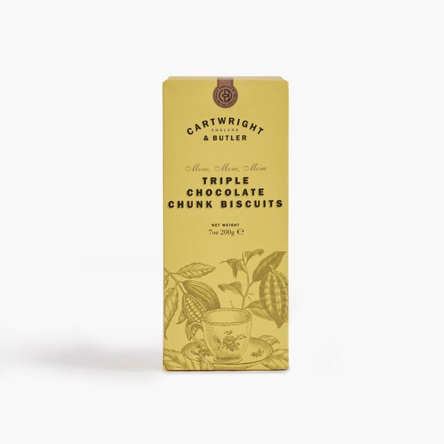Cartwright & Butler Triple Choc Chunk Biscuits 200g - McGrocer