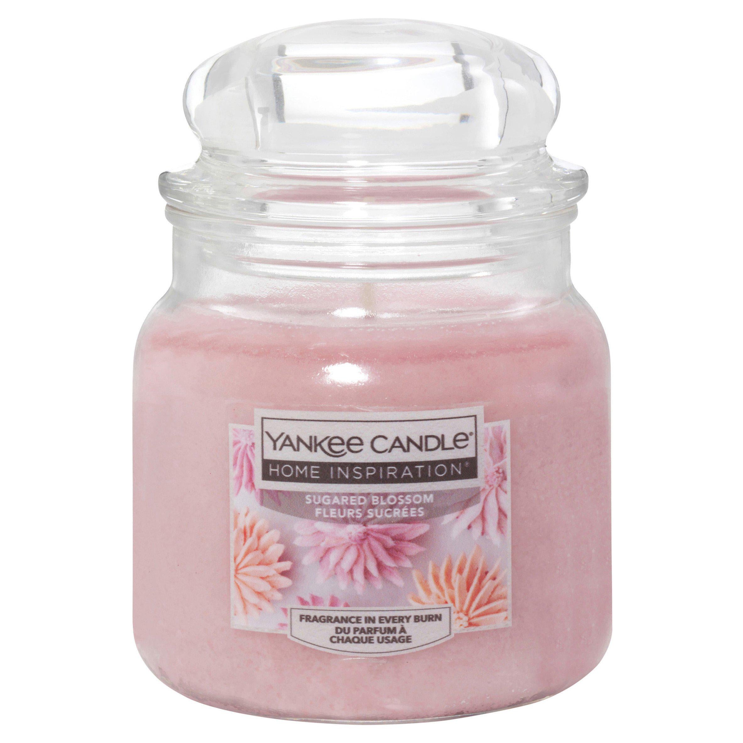 Yankee Home Inspiration Medium Jar Candle - Sugared Blossom Aircare Sainsburys