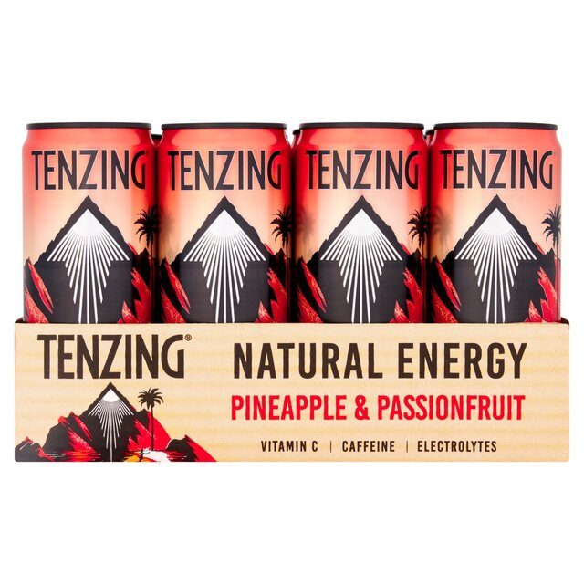 TENZING Natural Energy Pineapple & Passionfruit BCAA Case 12 x 330ml - McGrocer