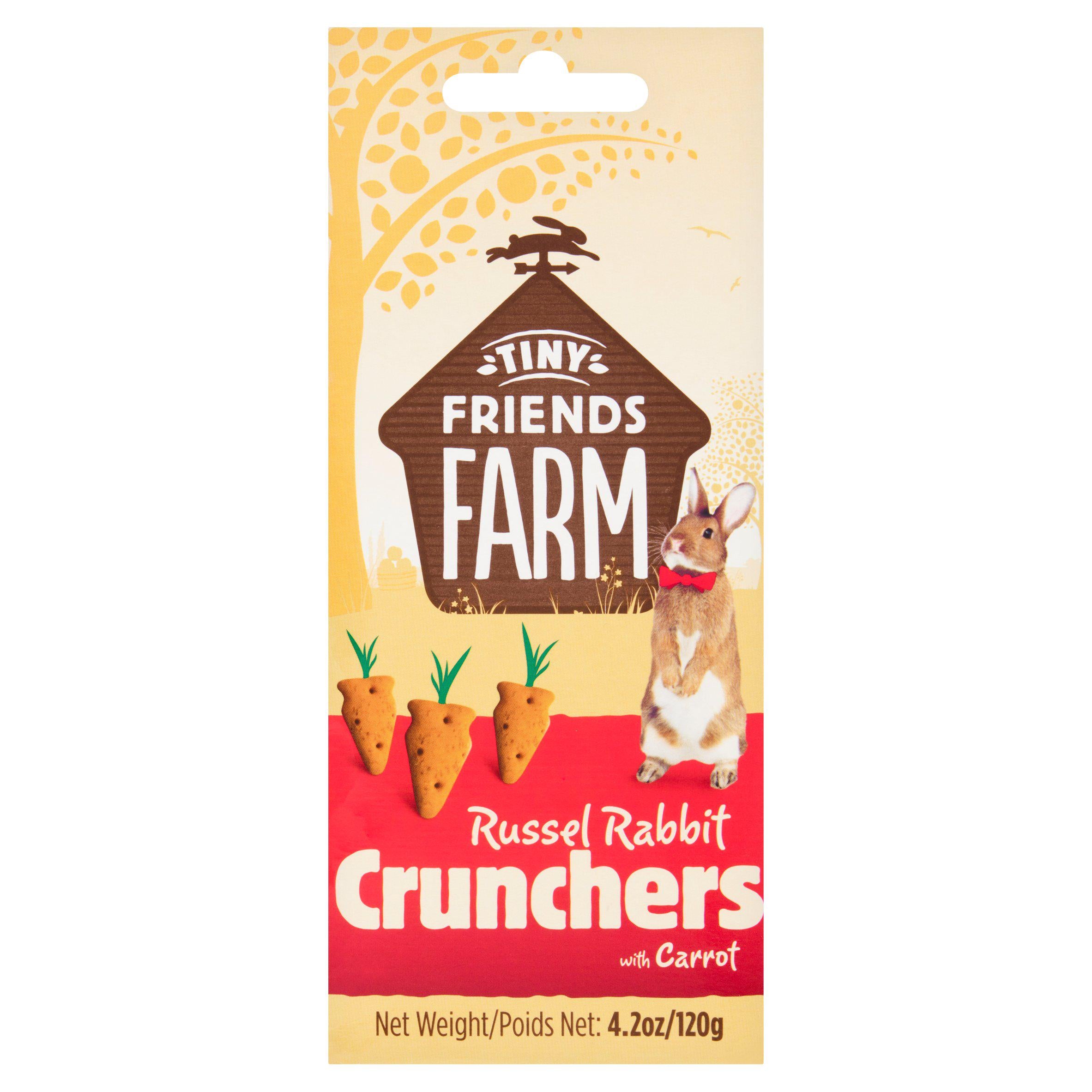 Tiny Friends Farm Russel Rabbit Crunchers With Carrot 120g GOODS Sainsburys